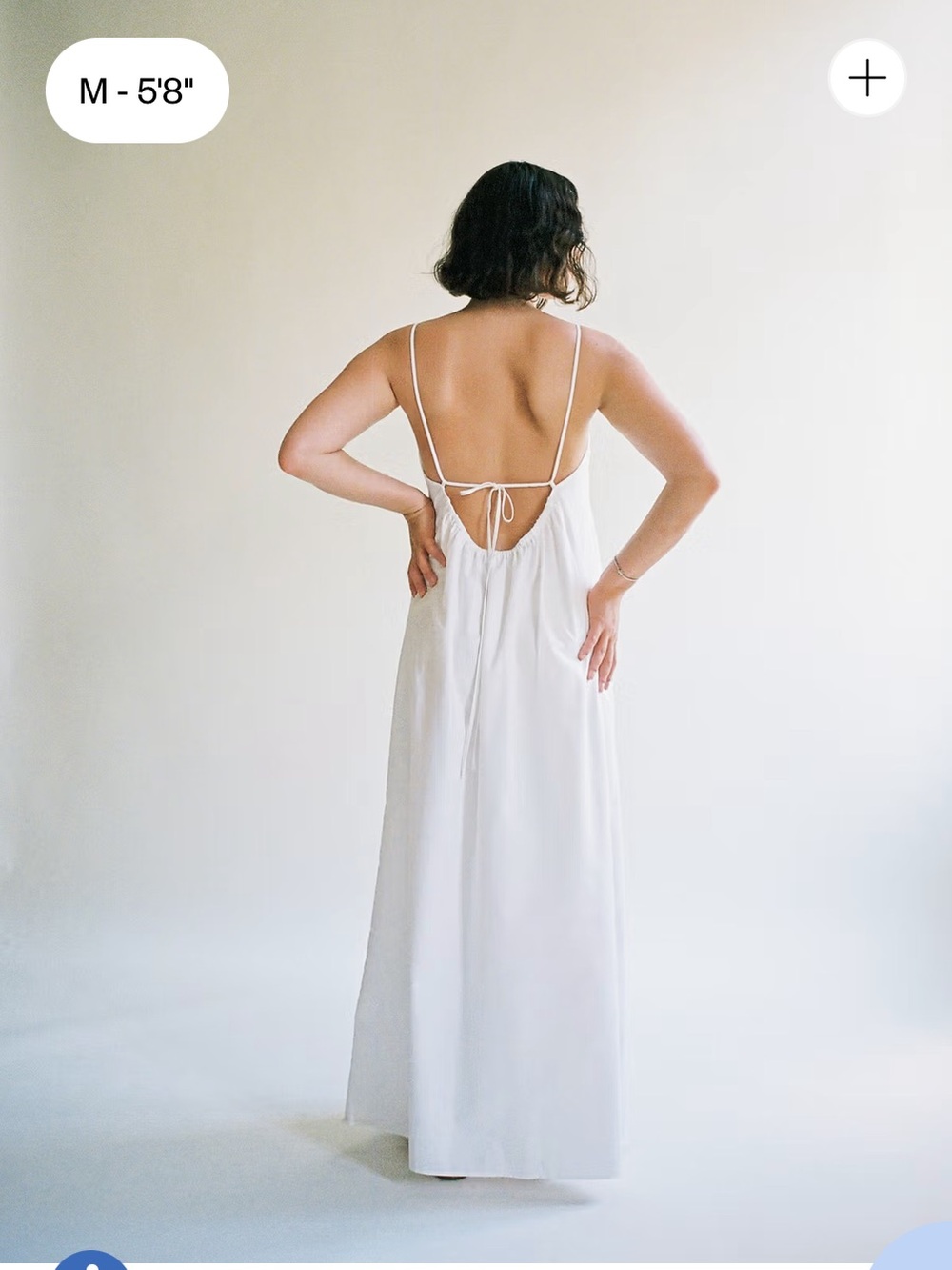 Djerf Avenue White Maxi Slip Gown - Picture 2 of 5